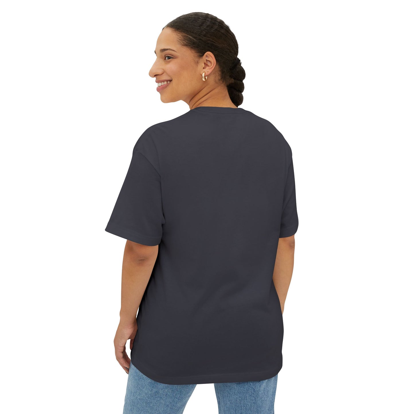 Bold Lion Graphic Oversized Tee - Unisex Boxy Cut - Perfect for Casual Style