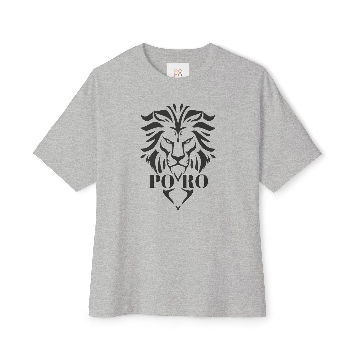 Bold Lion Graphic Oversized Tee - Unisex Boxy Cut - Perfect for Casual Style