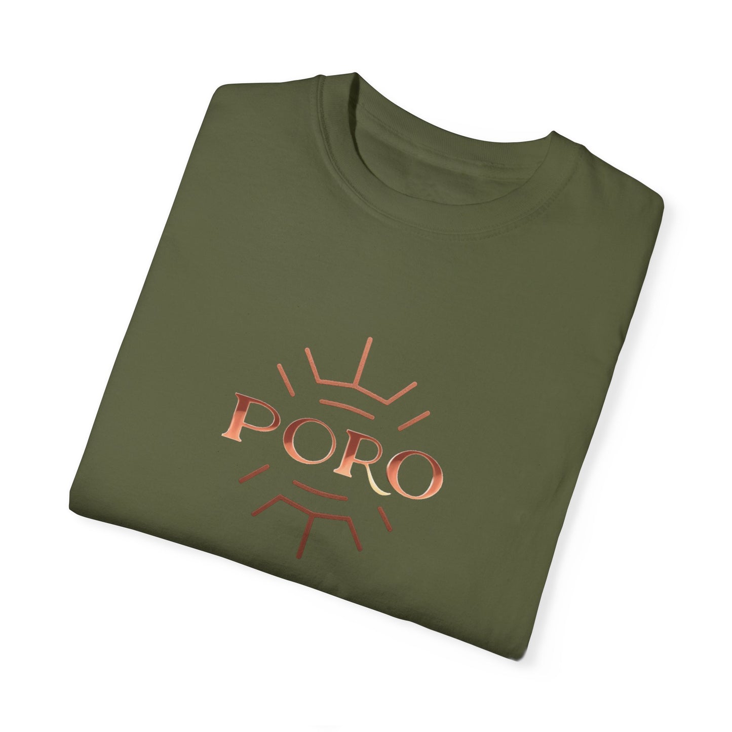 Garment-Dyed T-shirt - Poro Brand - Perfect Fit for Everyone