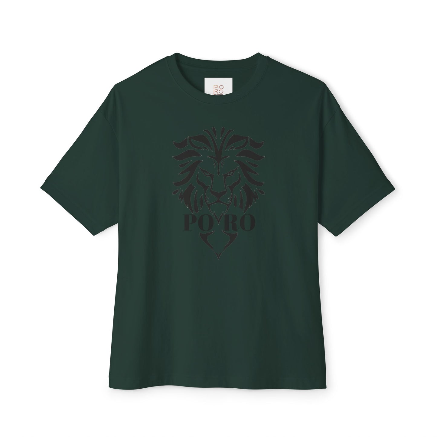 Bold Lion Graphic Oversized Tee - Unisex Boxy Cut - Perfect for Casual Style