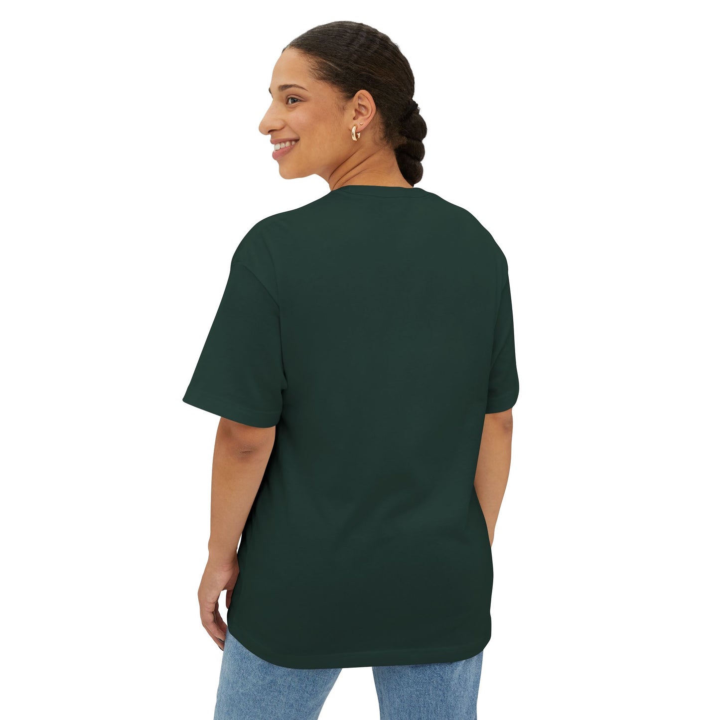 Bold Lion Graphic Oversized Tee - Unisex Boxy Cut - Perfect for Casual Style