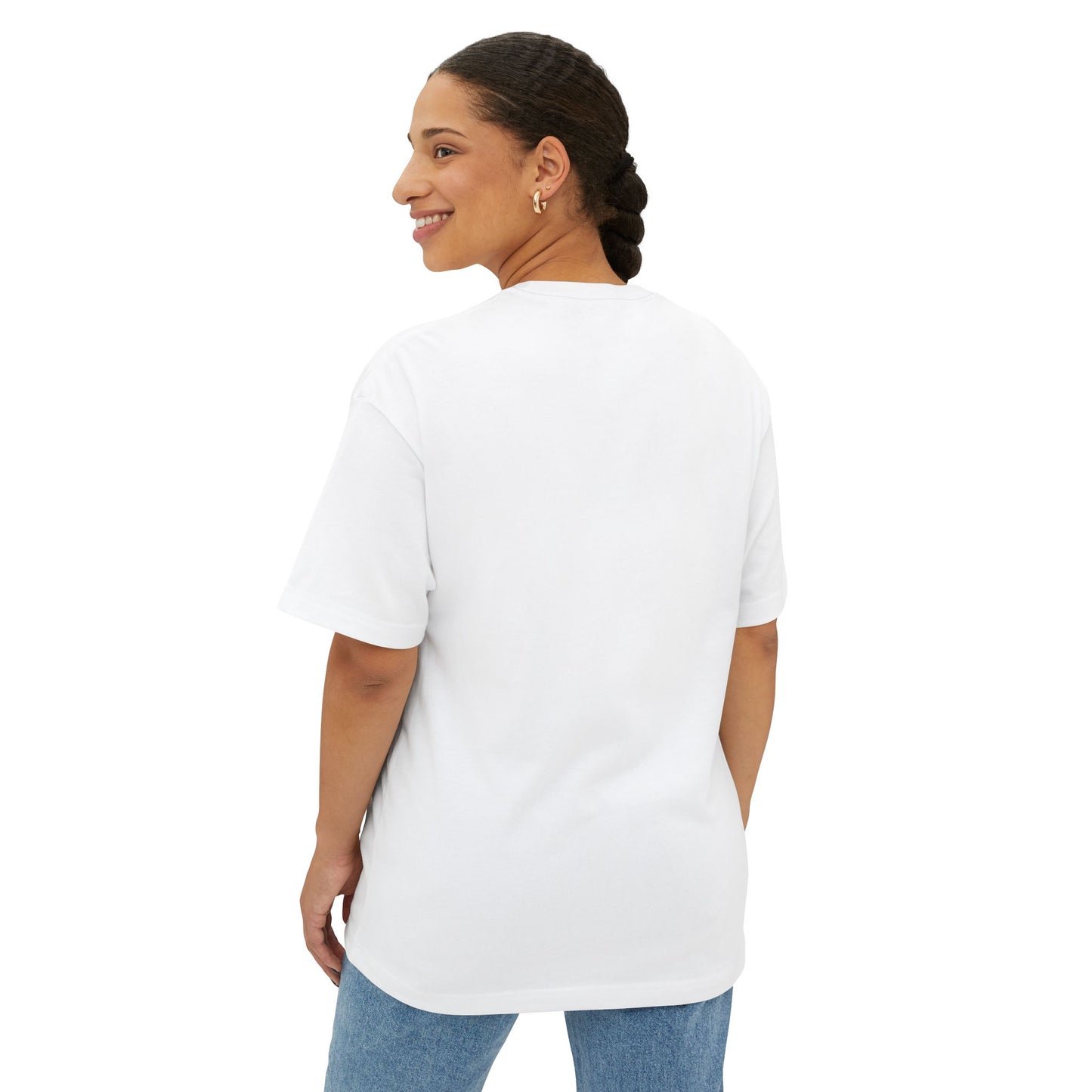 Bold Lion Graphic Oversized Tee - Unisex Boxy Cut - Perfect for Casual Style