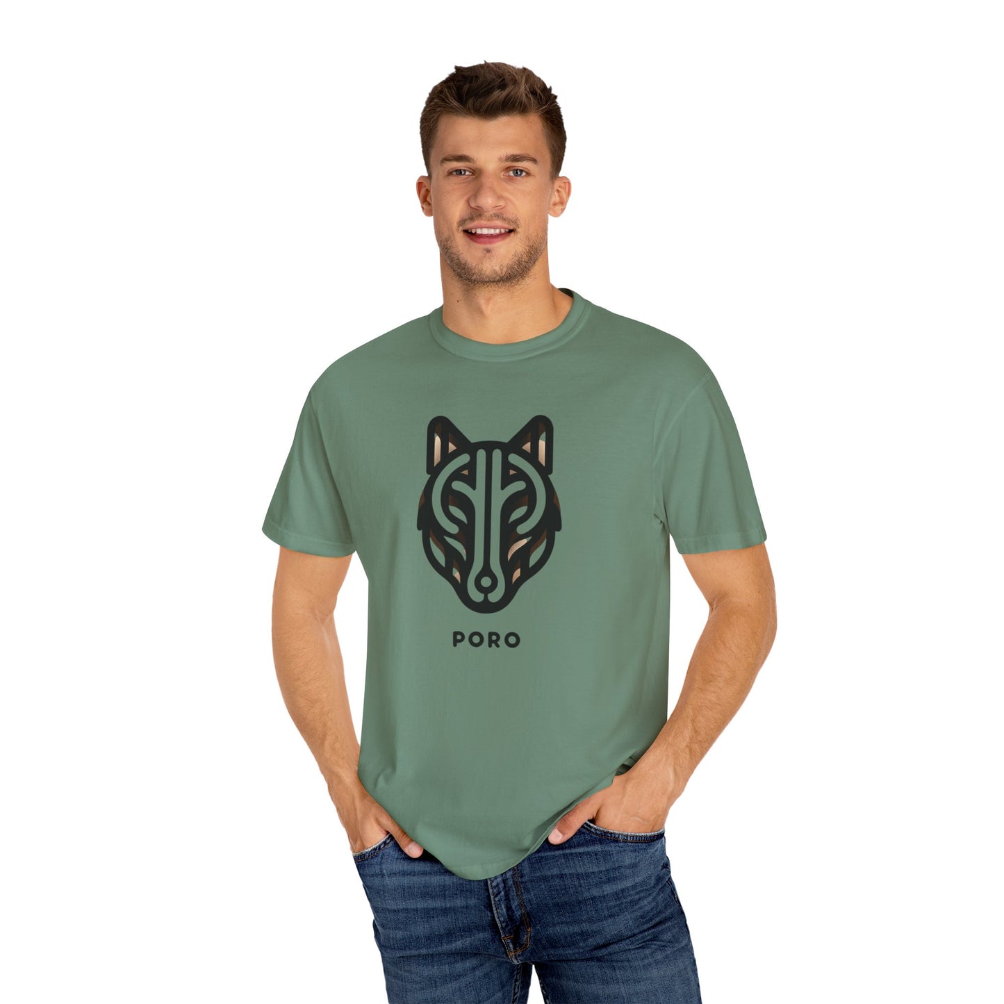 Poro Wolf Unisex T-Shirt - Cool Graphic Tee for Nature Lovers