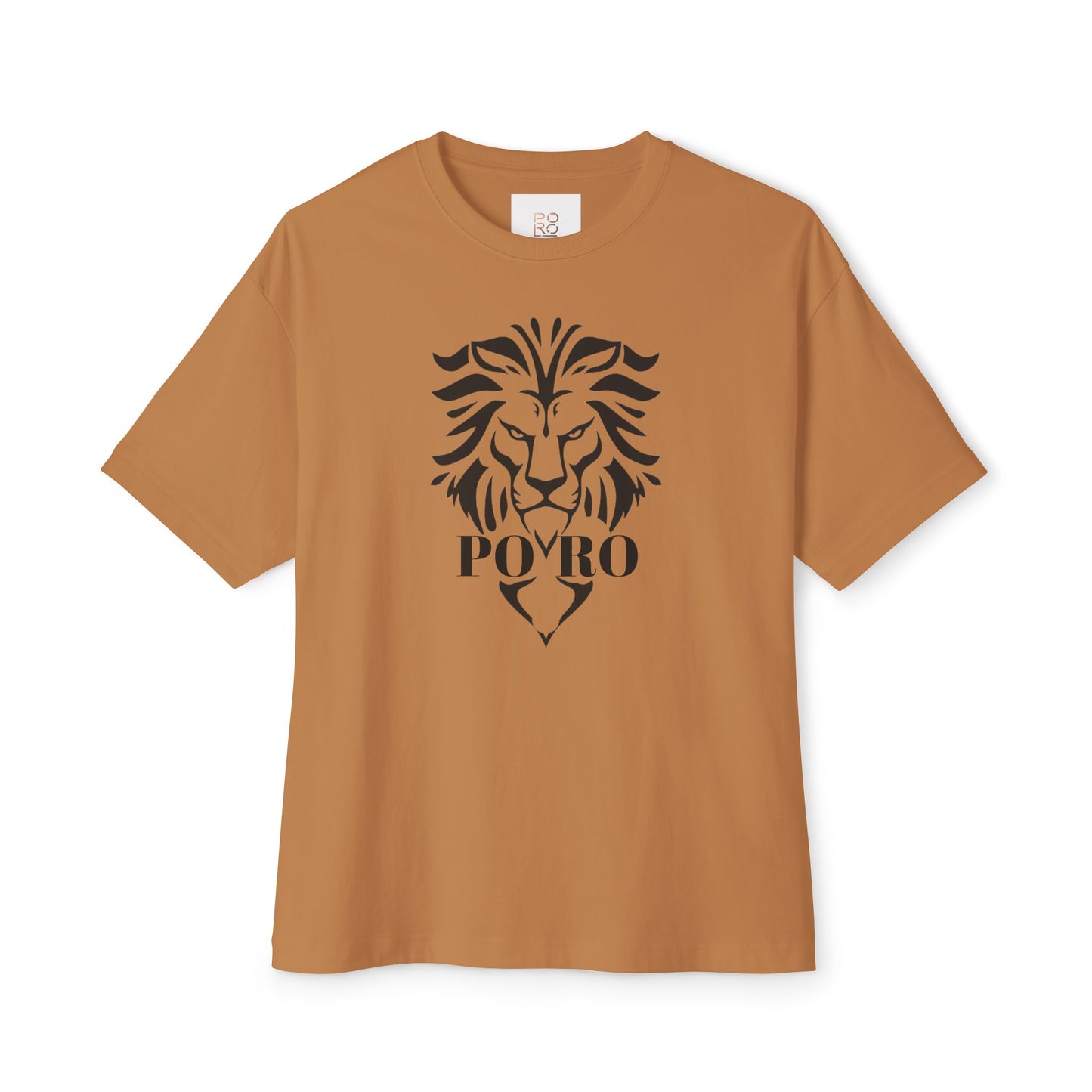 Bold Lion Graphic Oversized Tee - Unisex Boxy Cut - Perfect for Casual Style