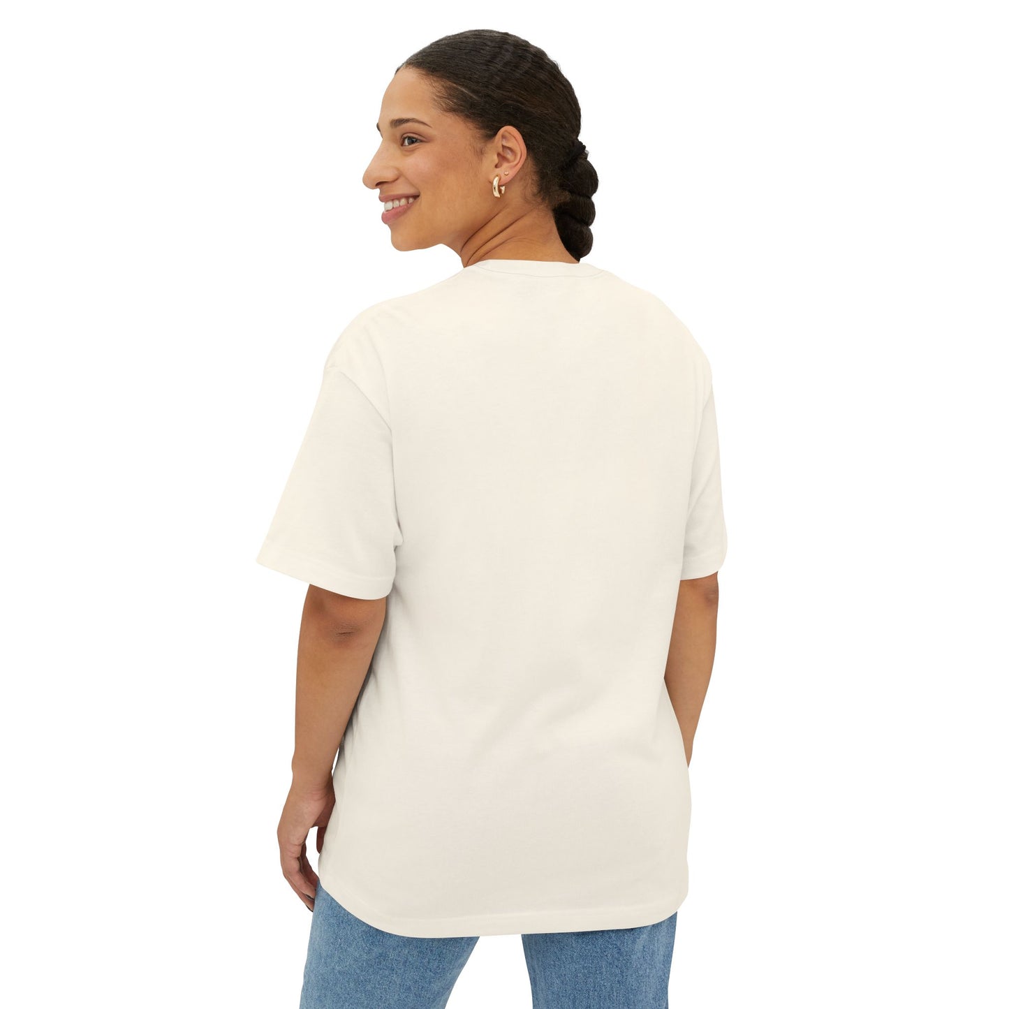 Bold Lion Graphic Oversized Tee - Unisex Boxy Cut - Perfect for Casual Style