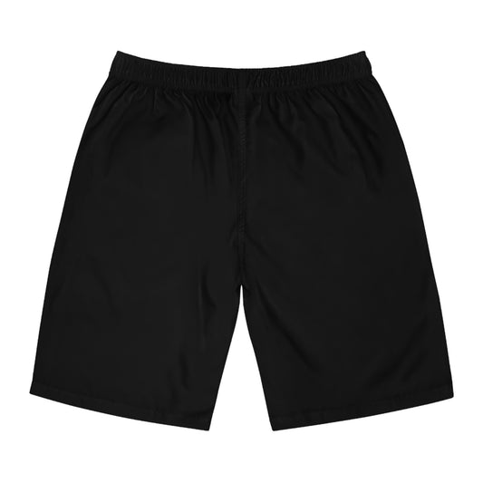 Men's Black Board Shorts - Comfortable Swimwear for Beach Days