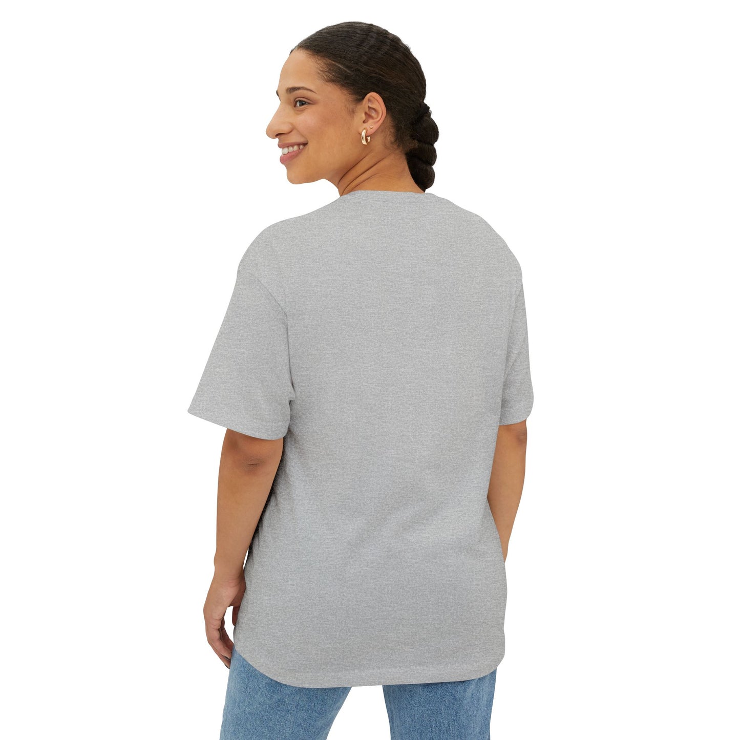 Bold Lion Graphic Oversized Tee - Unisex Boxy Cut - Perfect for Casual Style