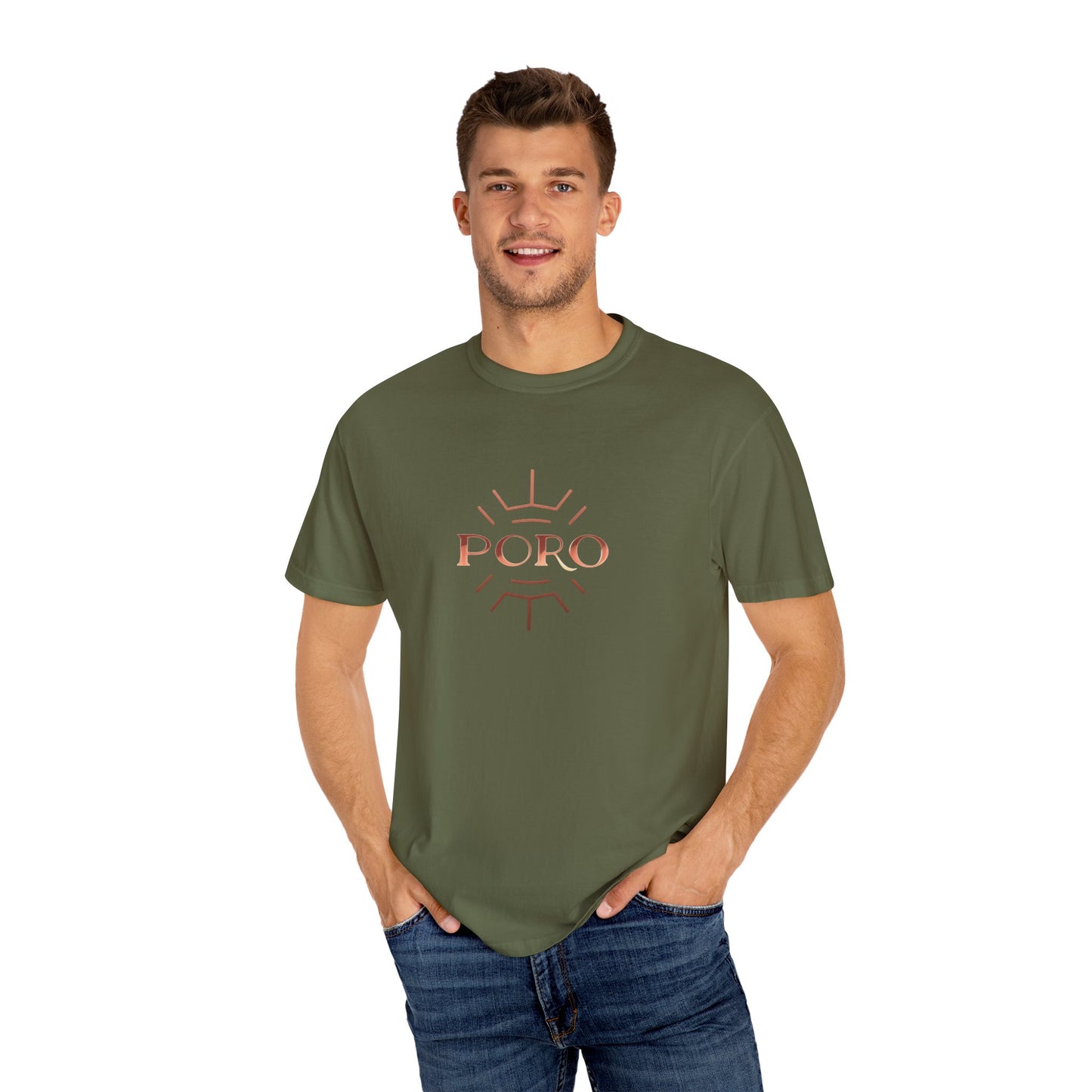 Garment-Dyed T-shirt - Poro Brand - Perfect Fit for Everyone