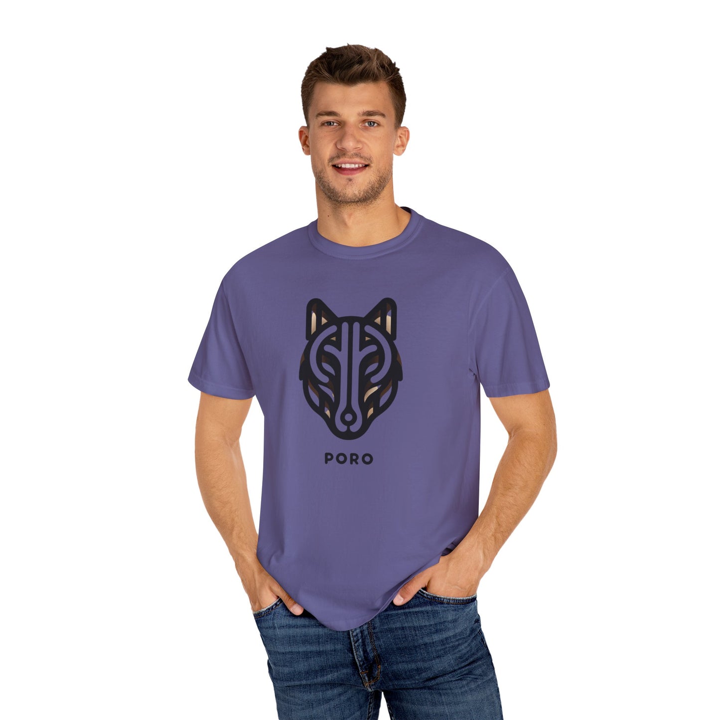 Poro Wolf Unisex T-Shirt - Cool Graphic Tee for Nature Lovers