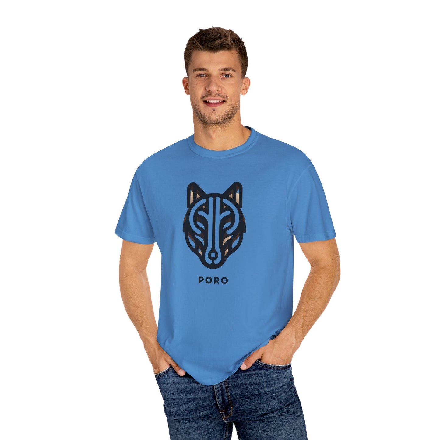 Poro Wolf Unisex T-Shirt - Cool Graphic Tee for Nature Lovers