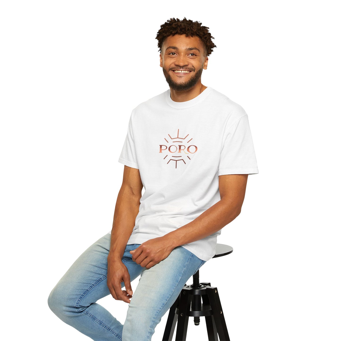 Garment-Dyed T-shirt - Poro Brand - Perfect Fit for Everyone