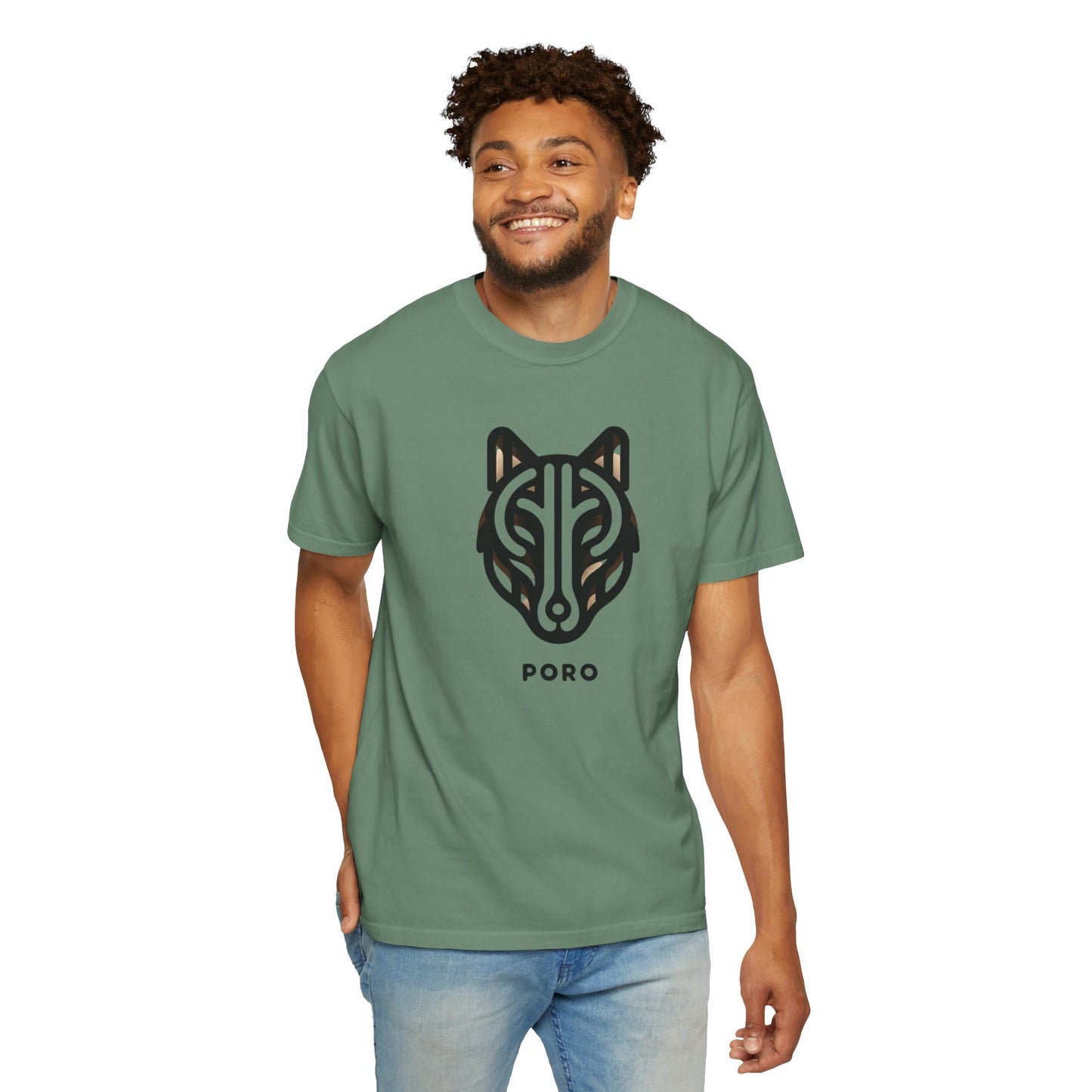 Poro Wolf Unisex T-Shirt - Cool Graphic Tee for Nature Lovers