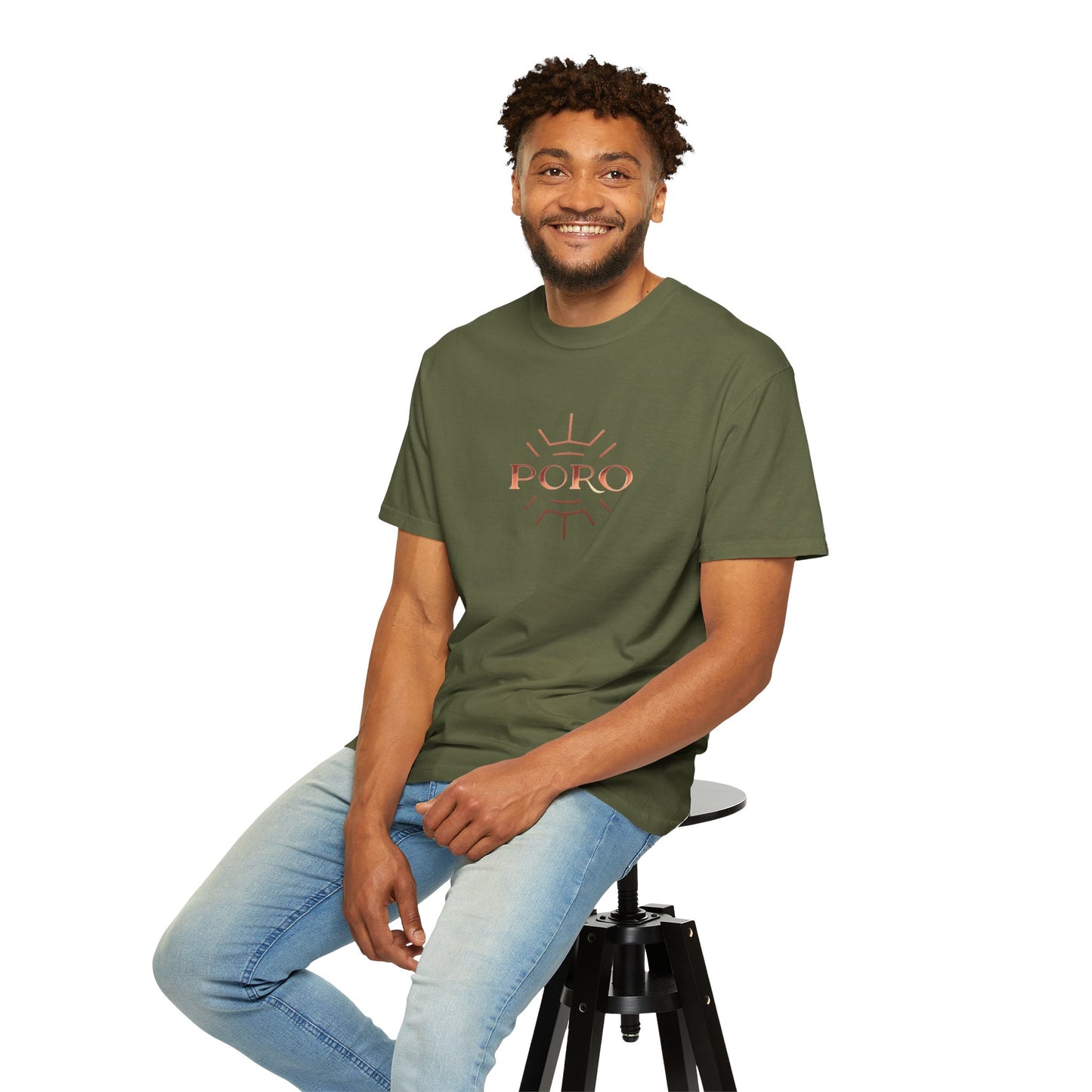 Garment-Dyed T-shirt - Poro Brand - Perfect Fit for Everyone