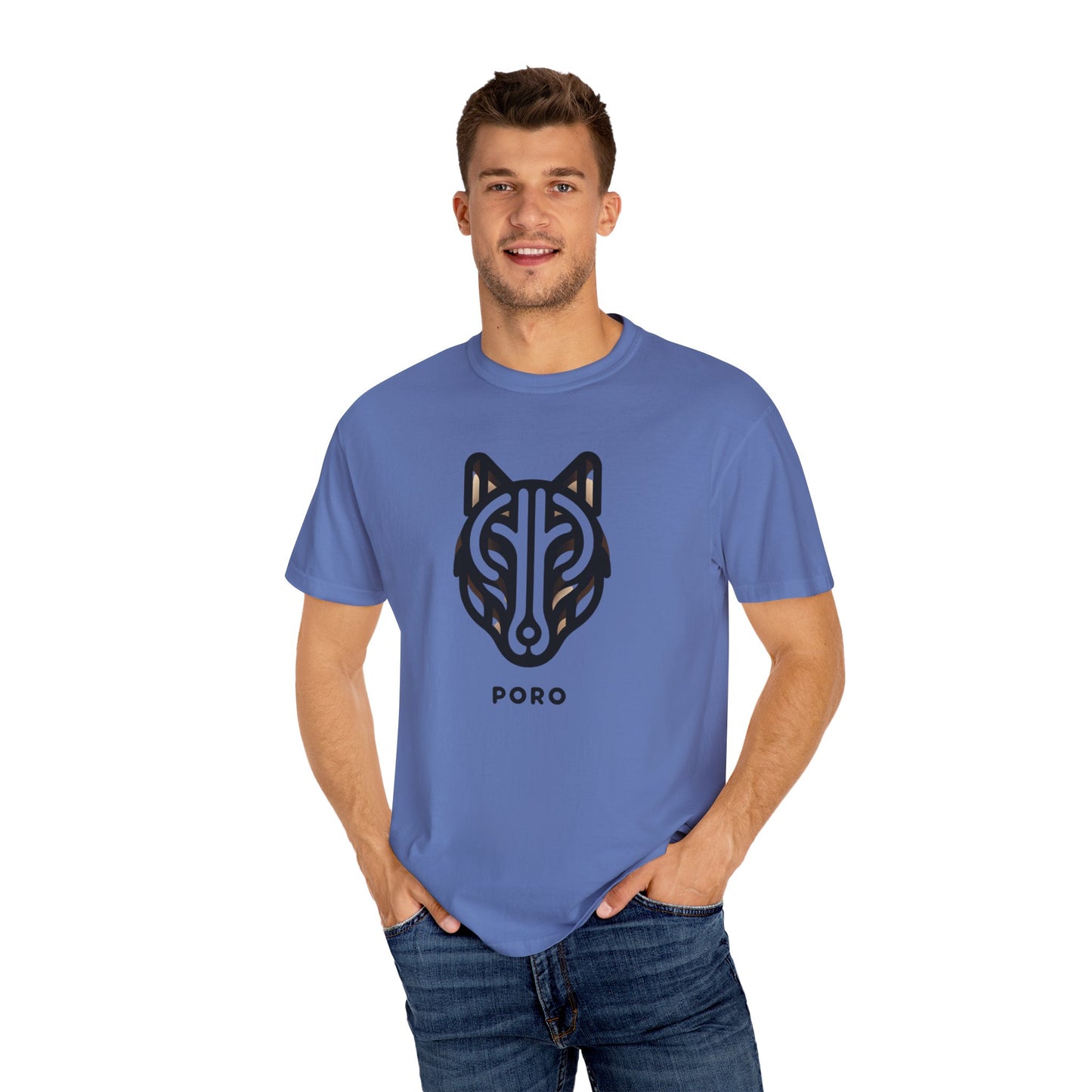 Poro Wolf Unisex T-Shirt - Cool Graphic Tee for Nature Lovers