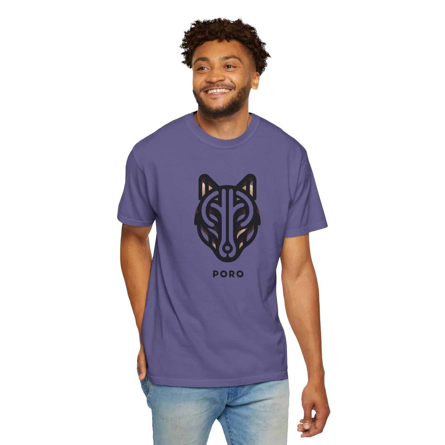 Poro Wolf Unisex T-Shirt - Cool Graphic Tee for Nature Lovers
