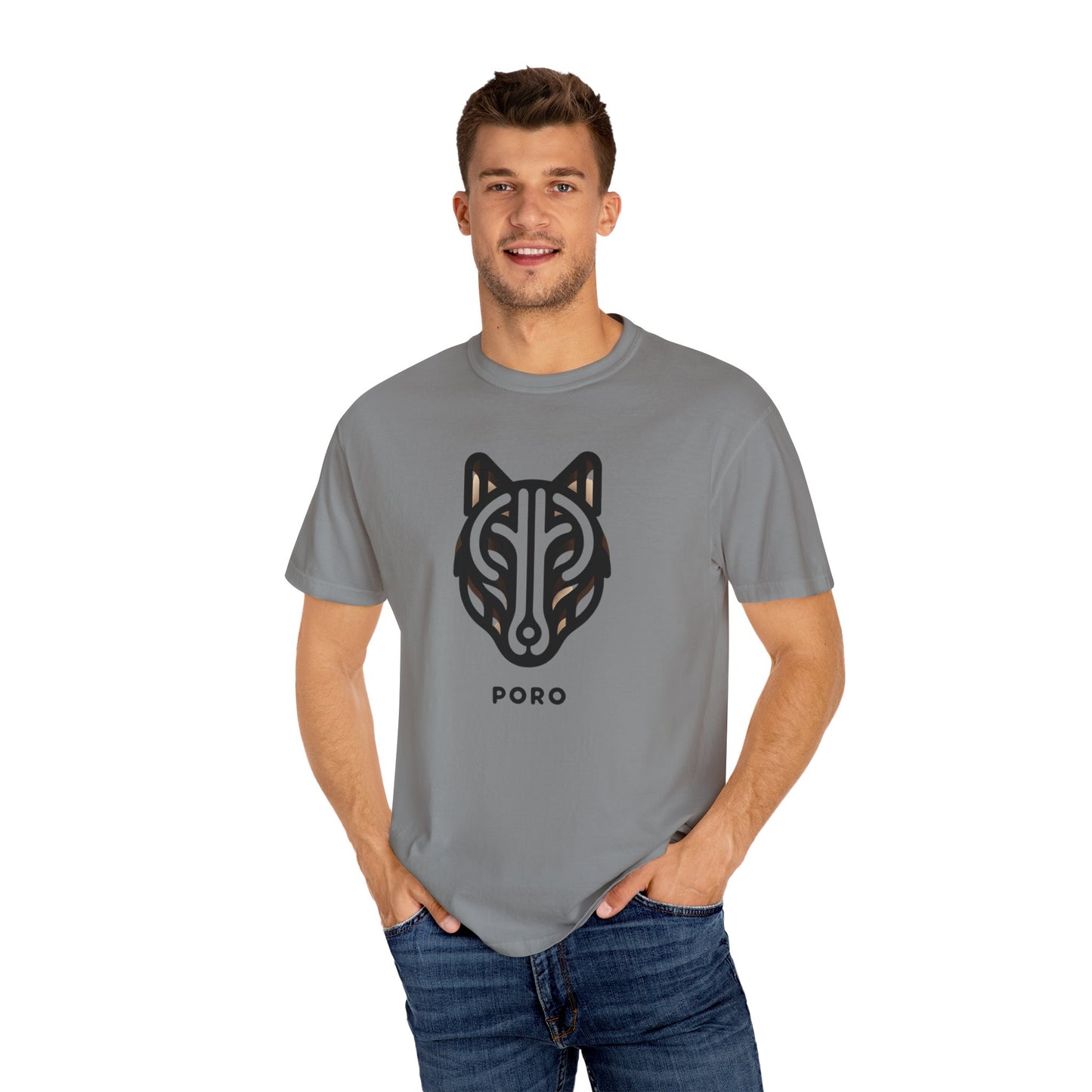 Poro Wolf Unisex T-Shirt - Cool Graphic Tee for Nature Lovers