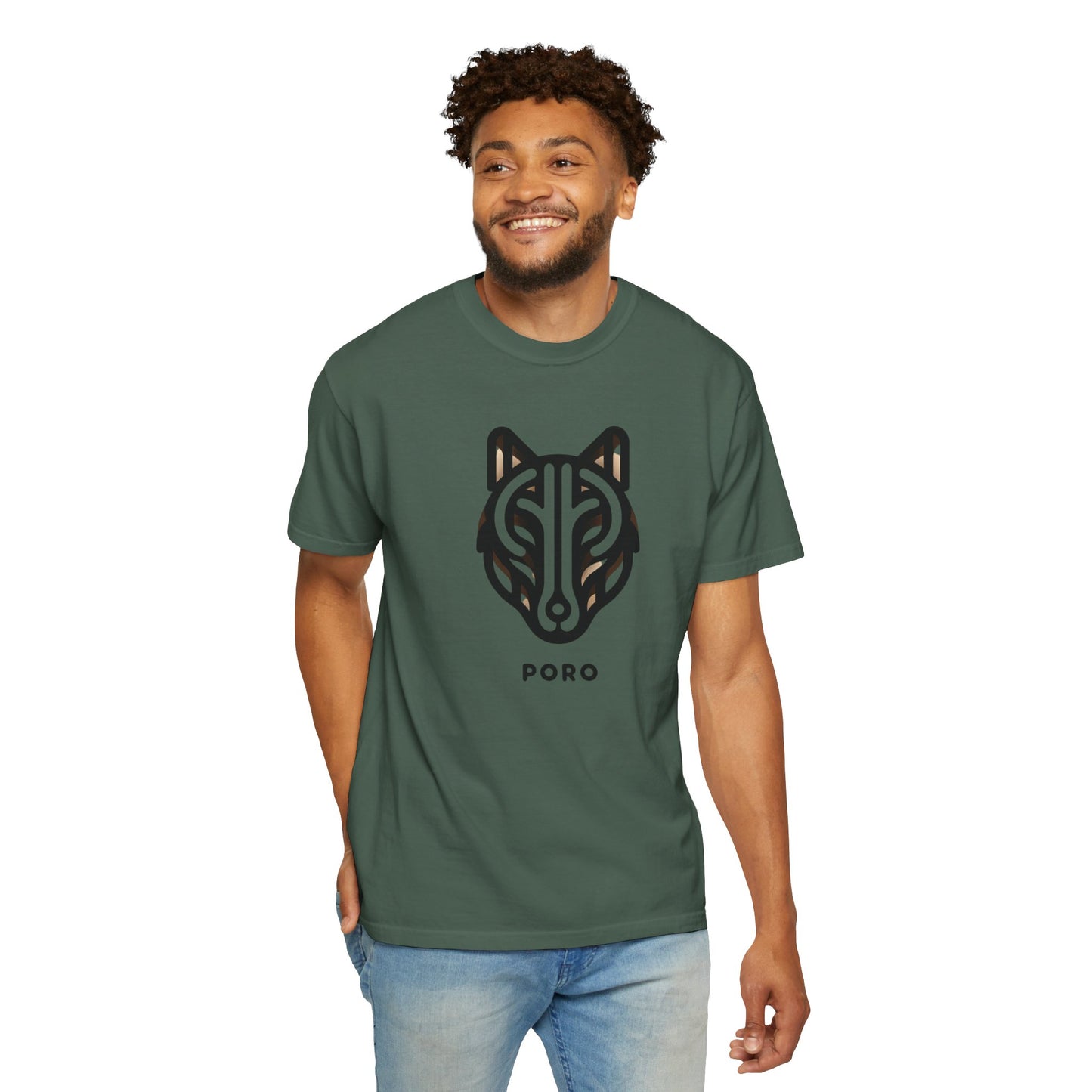 Poro Wolf Unisex T-Shirt - Cool Graphic Tee for Nature Lovers