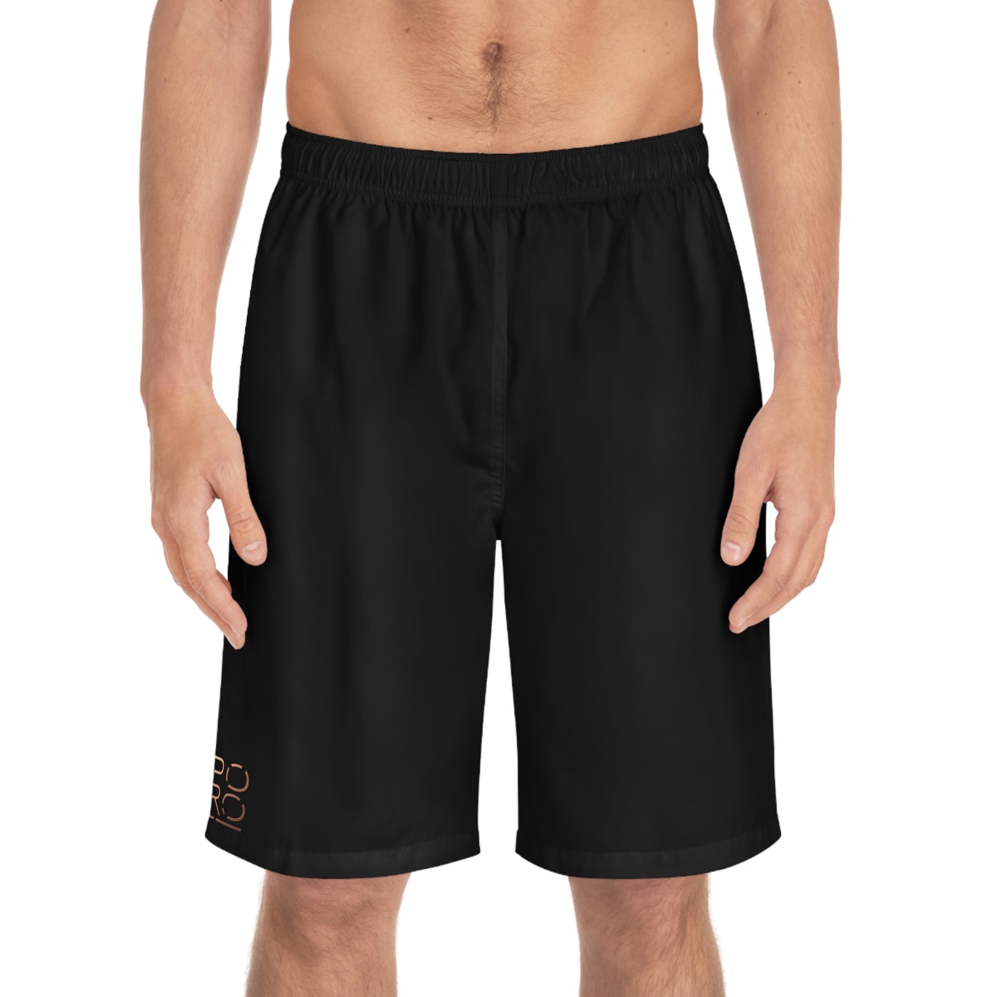 Men's Black Board Shorts - Comfortable Swimwear for Beach Days