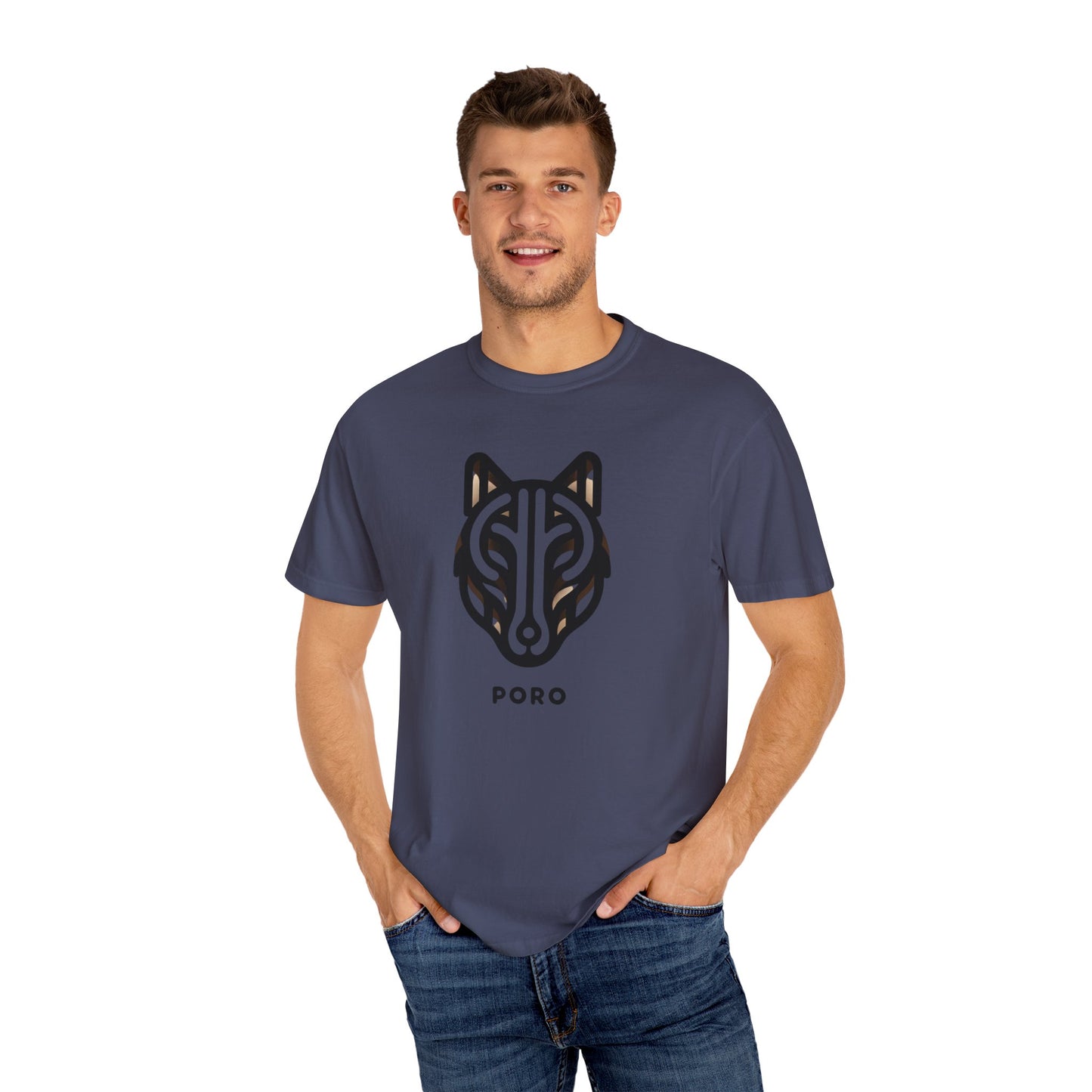 Poro Wolf Unisex T-Shirt - Cool Graphic Tee for Nature Lovers