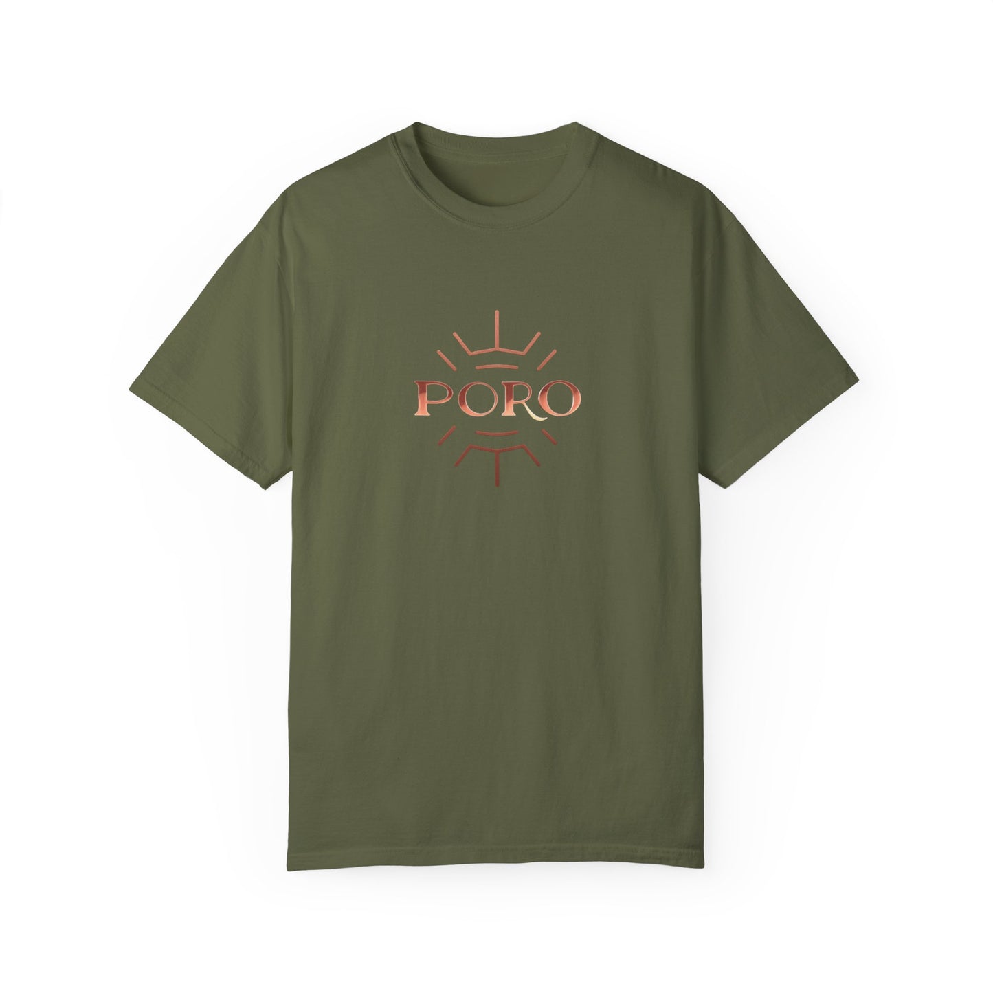 Garment-Dyed T-shirt - Poro Brand - Perfect Fit for Everyone