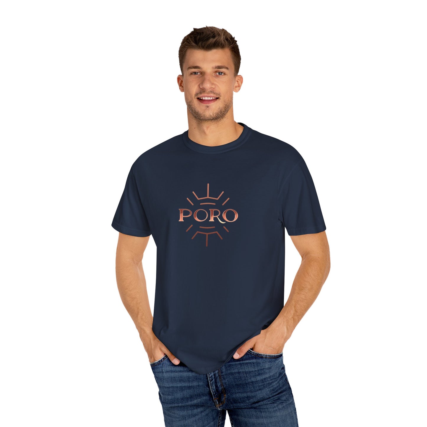 Garment-Dyed T-shirt - Poro Brand - Perfect Fit for Everyone