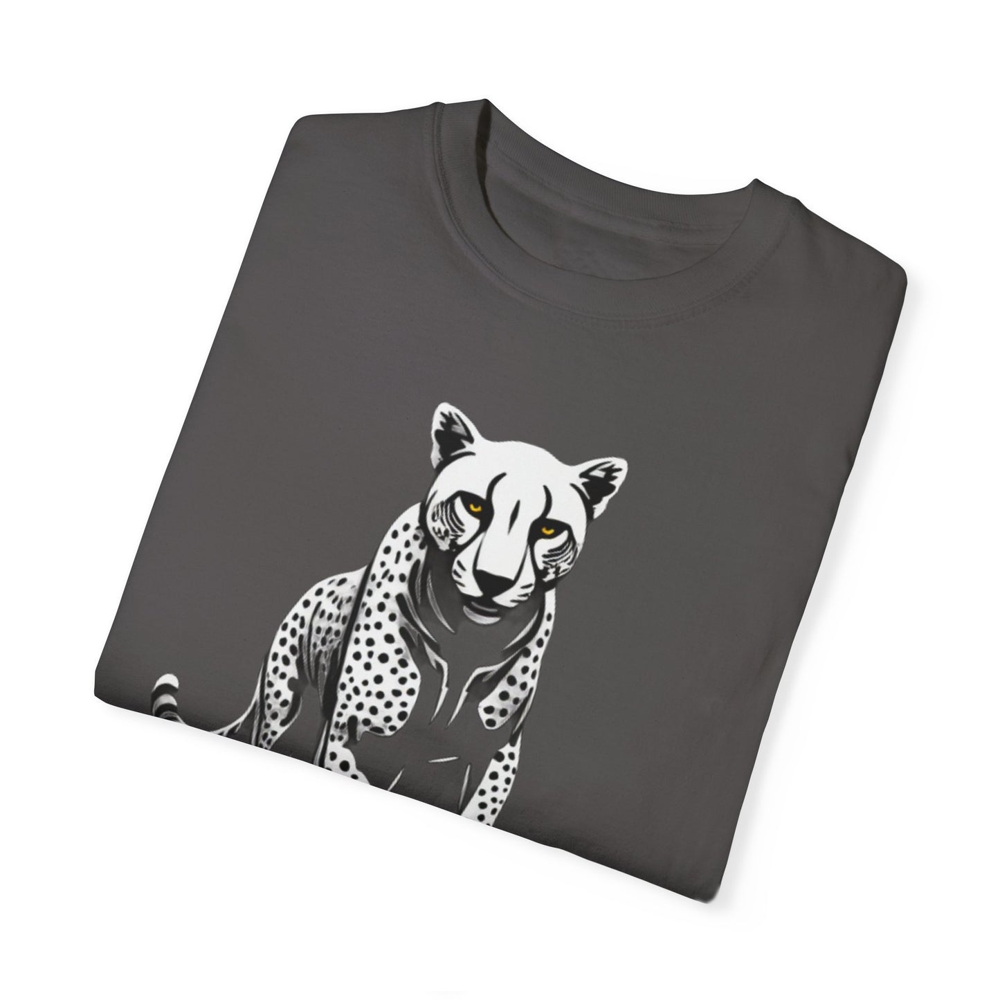 Cheetah Graphic Unisex T-Shirt - Wild Animal Art Tee for Nature Lovers poro brand
