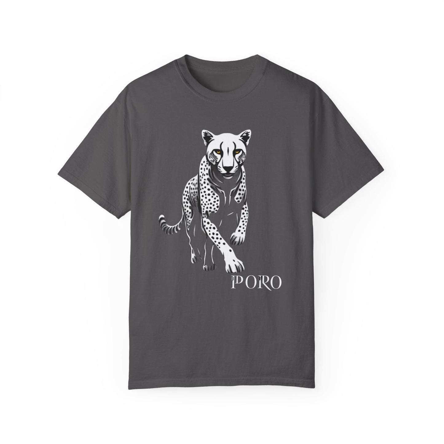 Cheetah Graphic Unisex T-Shirt - Wild Animal Art Tee for Nature Lovers poro brand