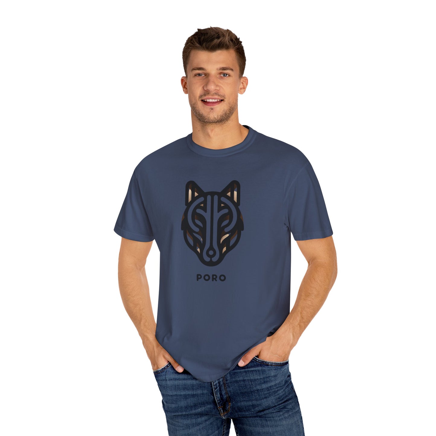 Poro Wolf Unisex T-Shirt - Cool Graphic Tee for Nature Lovers