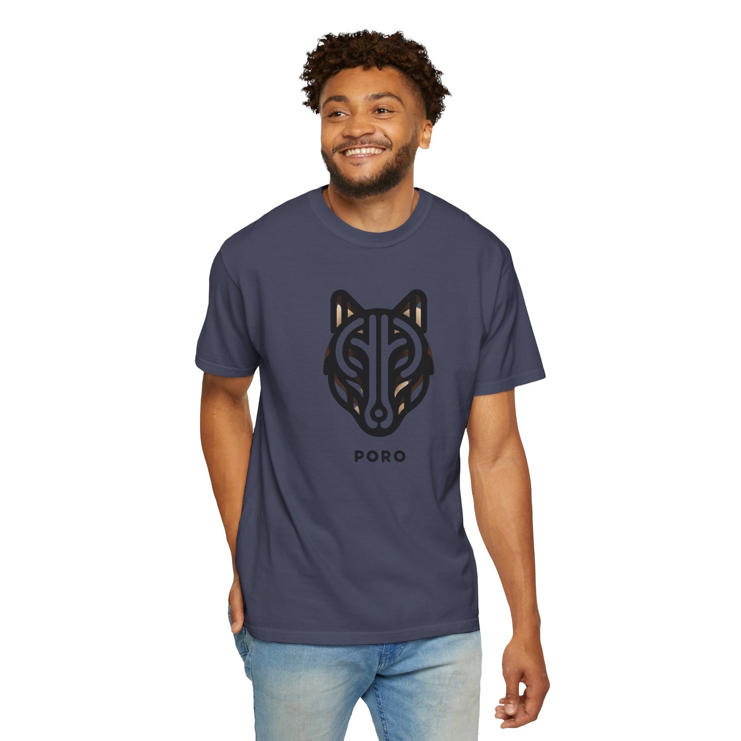 Poro Wolf Unisex T-Shirt - Cool Graphic Tee for Nature Lovers