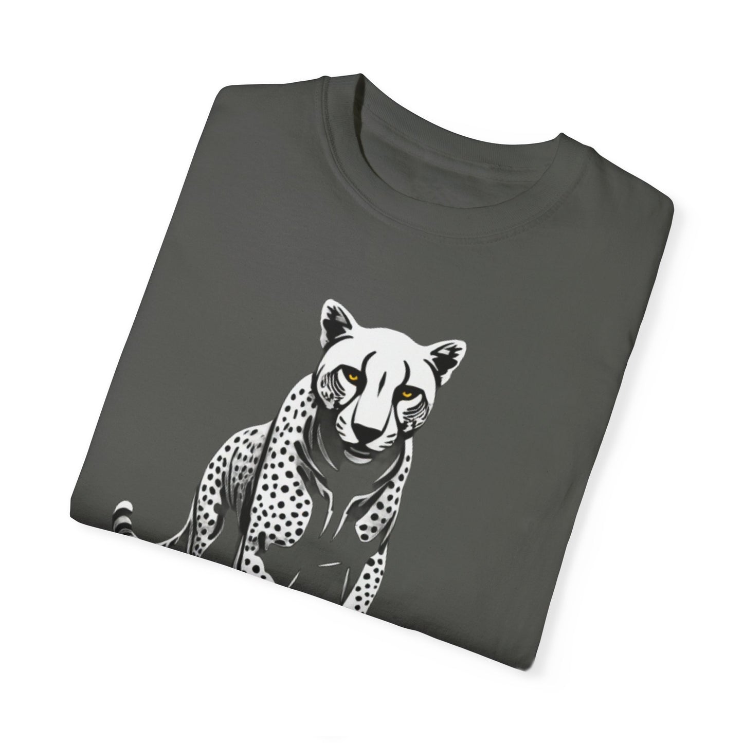 Cheetah Graphic Unisex T-Shirt - Wild Animal Art Tee for Nature Lovers poro brand