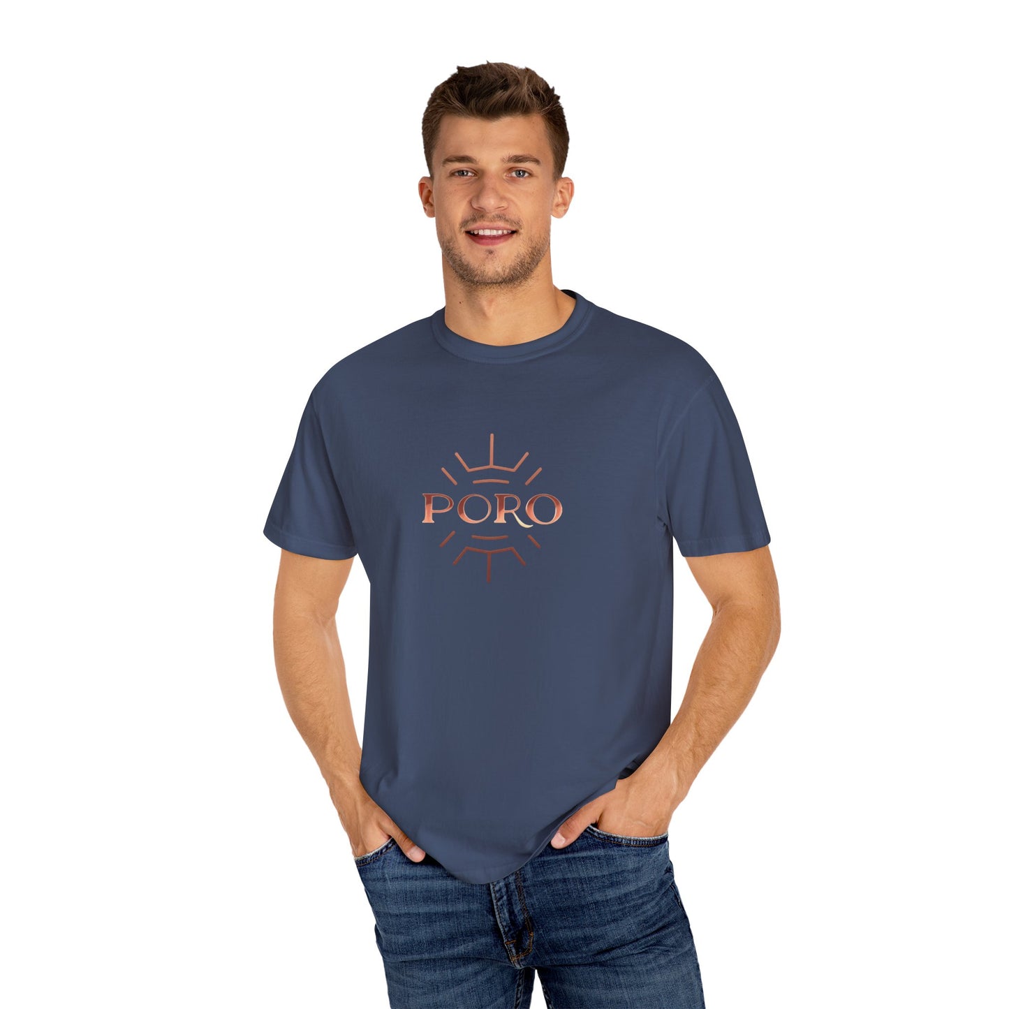 Garment-Dyed T-shirt - Poro Brand - Perfect Fit for Everyone
