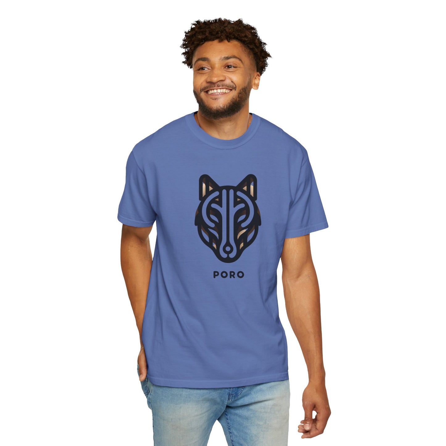 Poro Wolf Unisex T-Shirt - Cool Graphic Tee for Nature Lovers