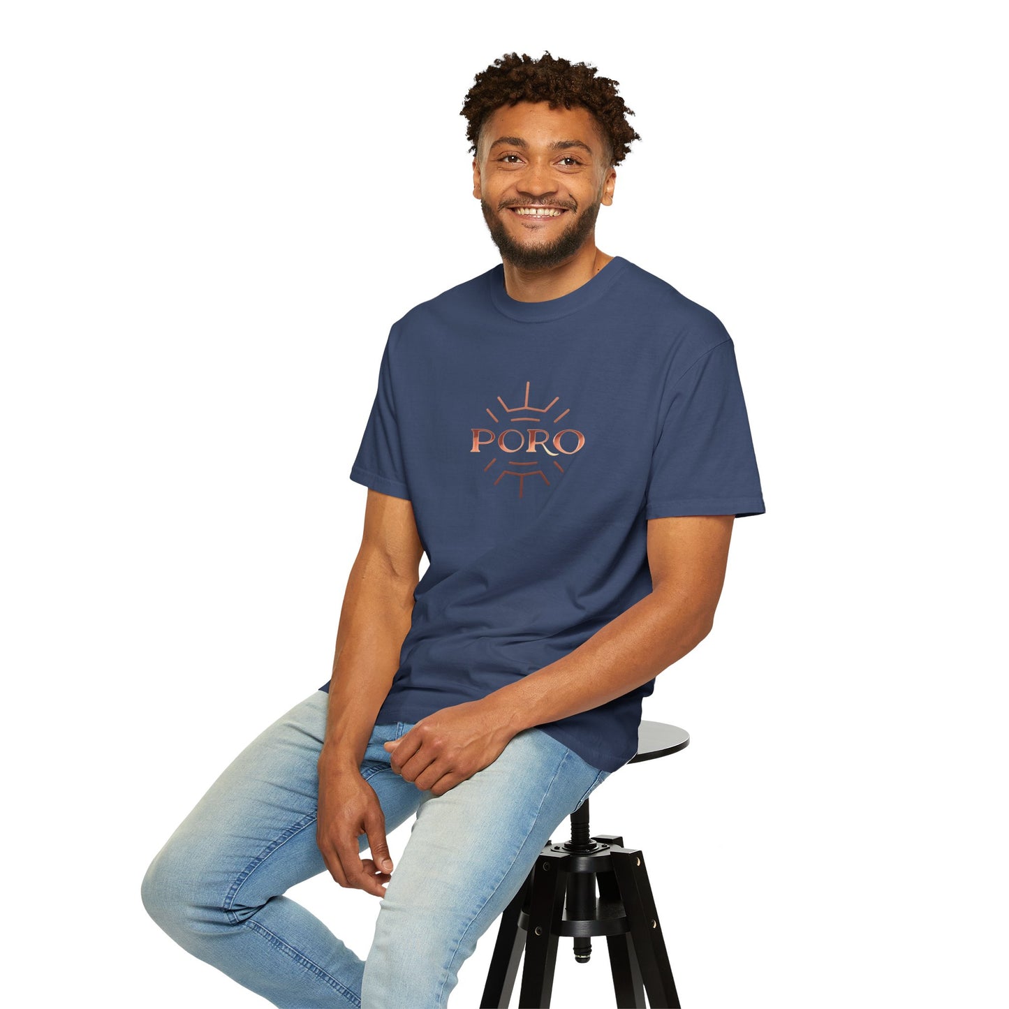 Garment-Dyed T-shirt - Poro Brand - Perfect Fit for Everyone