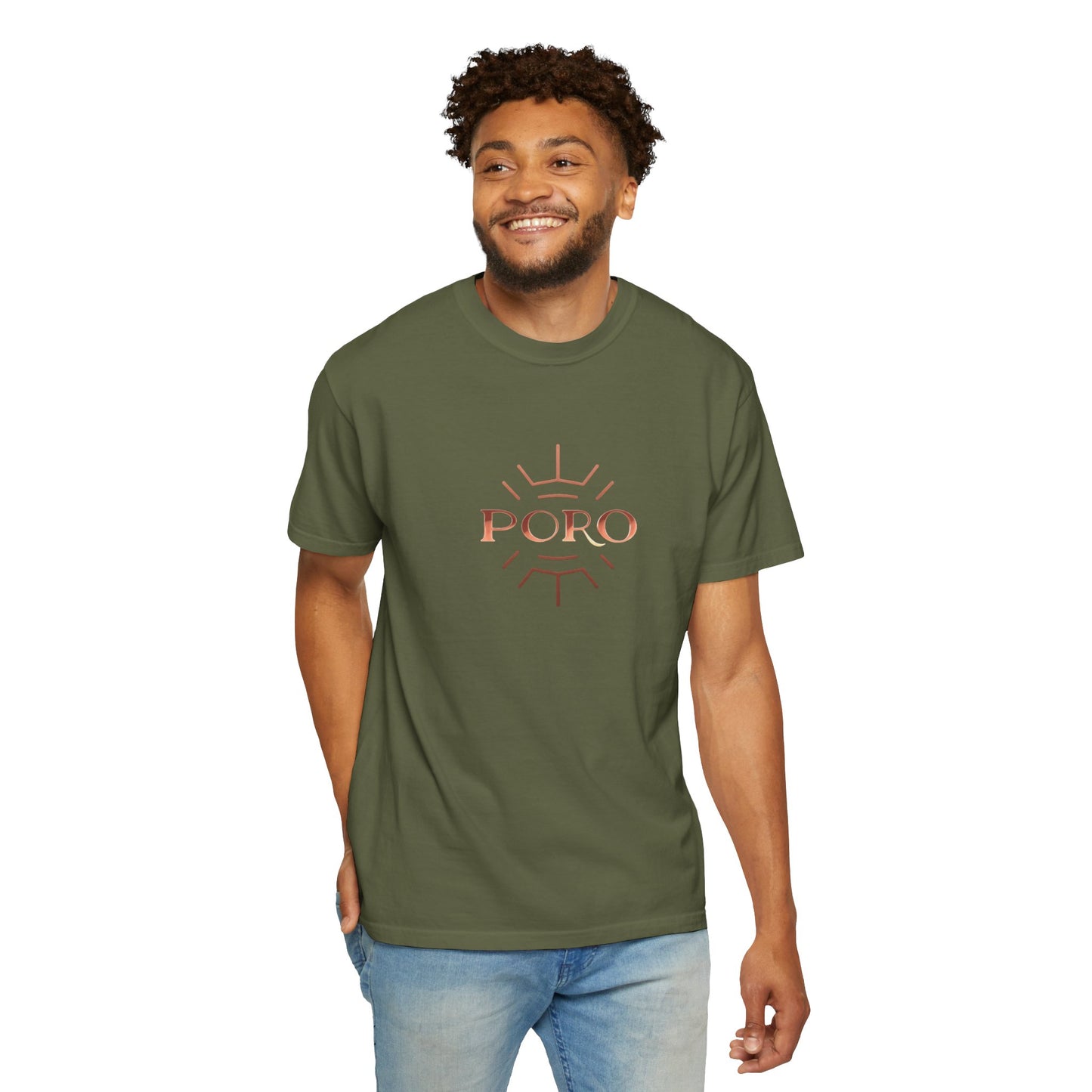 Garment-Dyed T-shirt - Poro Brand - Perfect Fit for Everyone