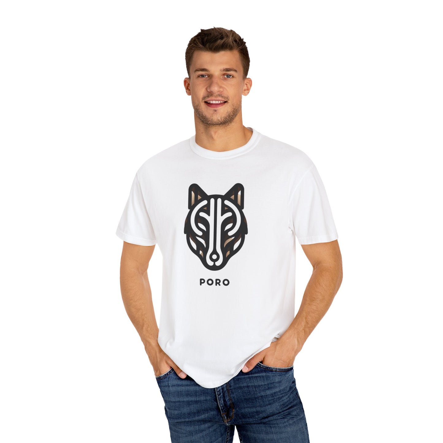 Poro Wolf Unisex T-Shirt - Cool Graphic Tee for Nature Lovers