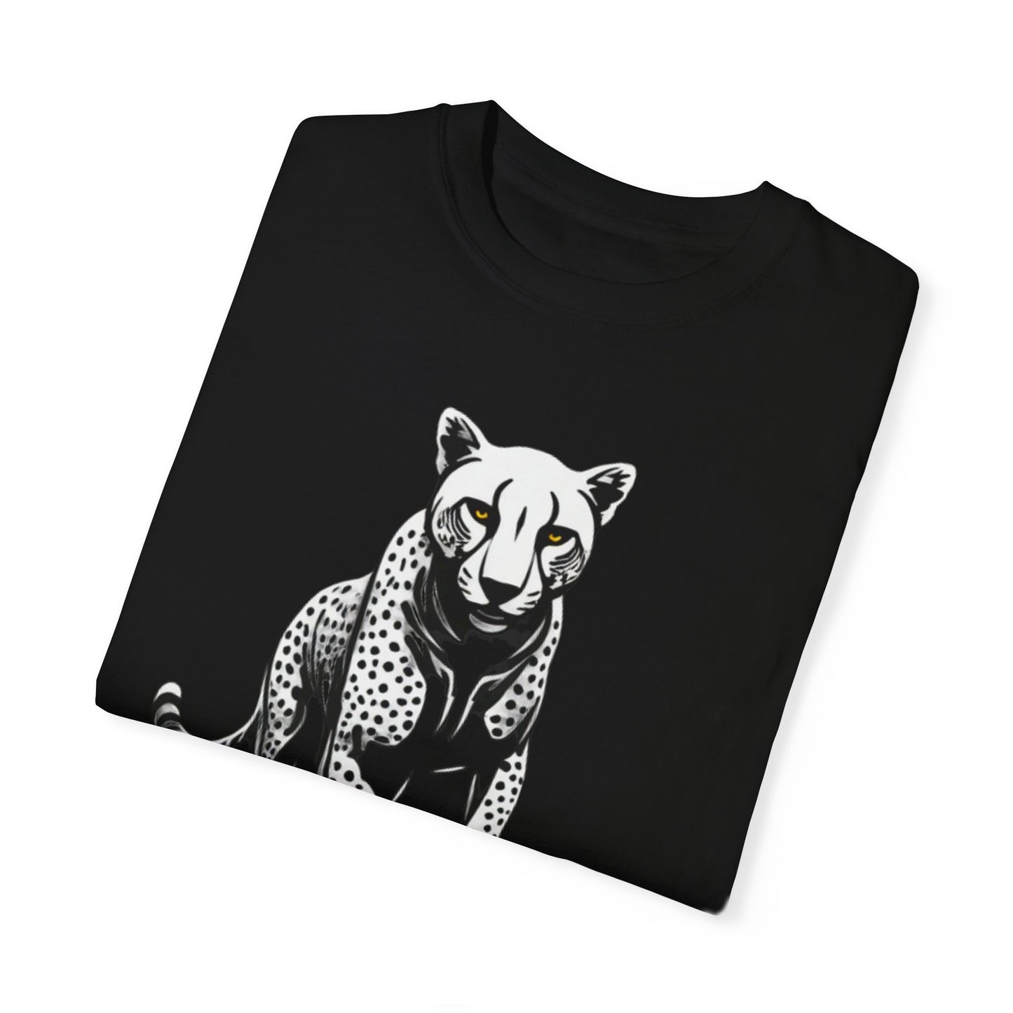 Cheetah Graphic Unisex T-Shirt - Wild Animal Art Tee for Nature Lovers poro brand