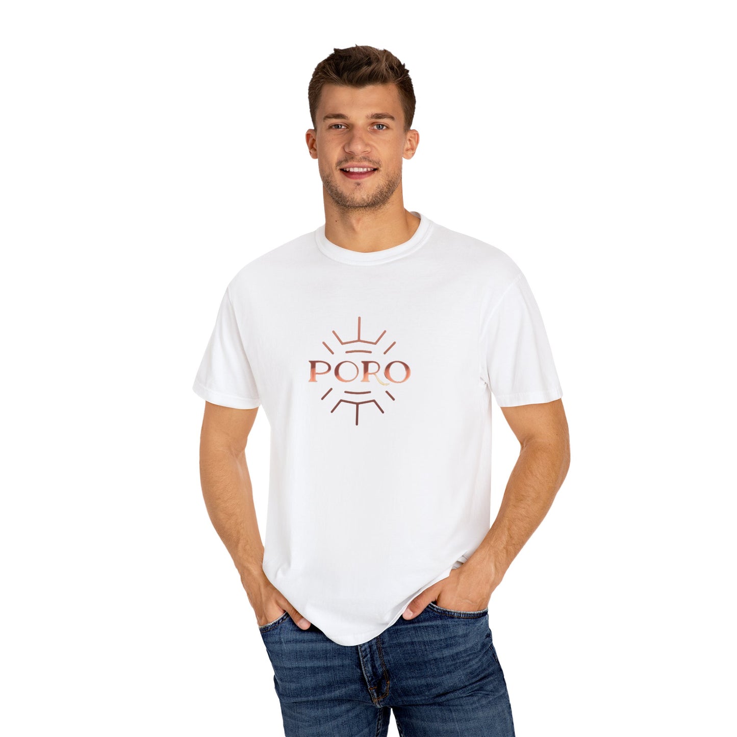 Garment-Dyed T-shirt - Poro Brand - Perfect Fit for Everyone