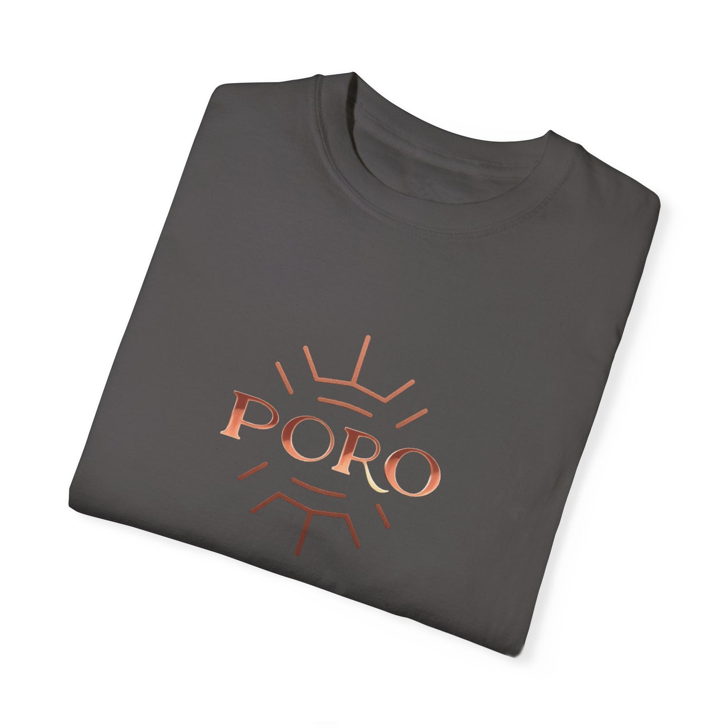 Garment-Dyed T-shirt - Poro Brand - Perfect Fit for Everyone