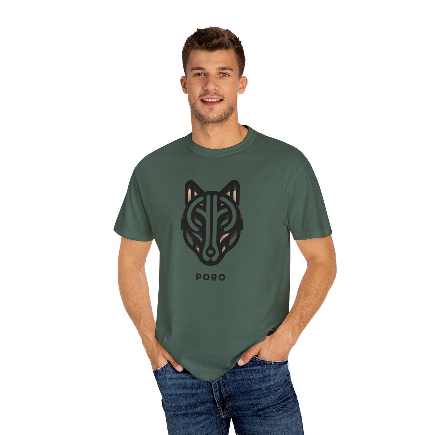Poro Wolf Unisex T-Shirt - Cool Graphic Tee for Nature Lovers