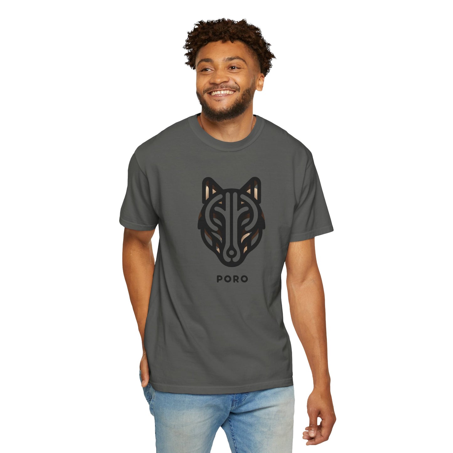 Poro Wolf Unisex T-Shirt - Cool Graphic Tee for Nature Lovers