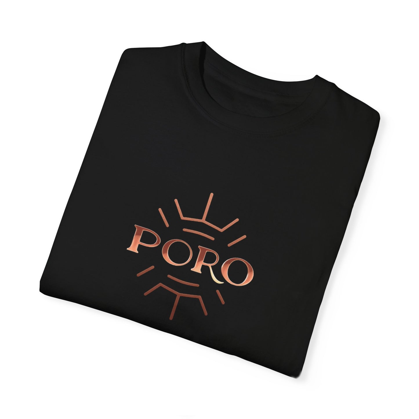 Garment-Dyed T-shirt - Poro Brand - Perfect Fit for Everyone