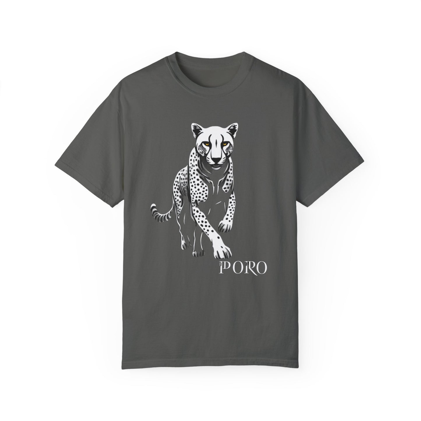 Cheetah Graphic Unisex T-Shirt - Wild Animal Art Tee for Nature Lovers poro brand