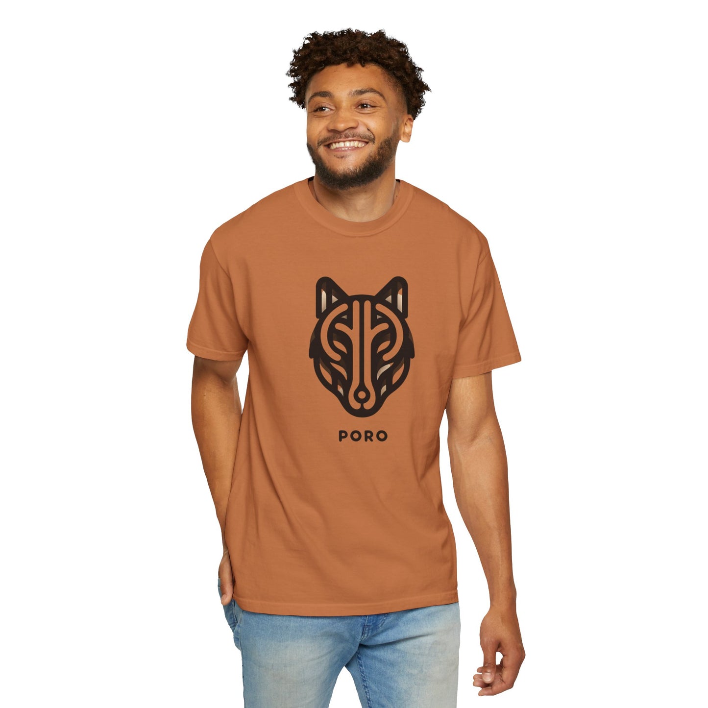 Poro Wolf Unisex T-Shirt - Cool Graphic Tee for Nature Lovers