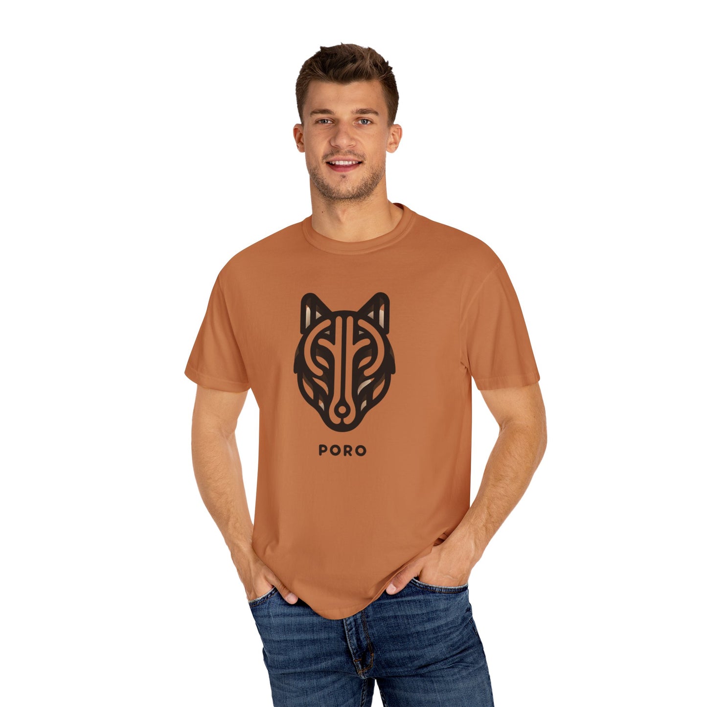 Poro Wolf Unisex T-Shirt - Cool Graphic Tee for Nature Lovers