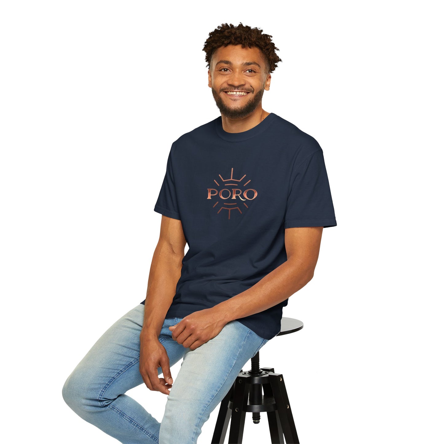 Garment-Dyed T-shirt - Poro Brand - Perfect Fit for Everyone