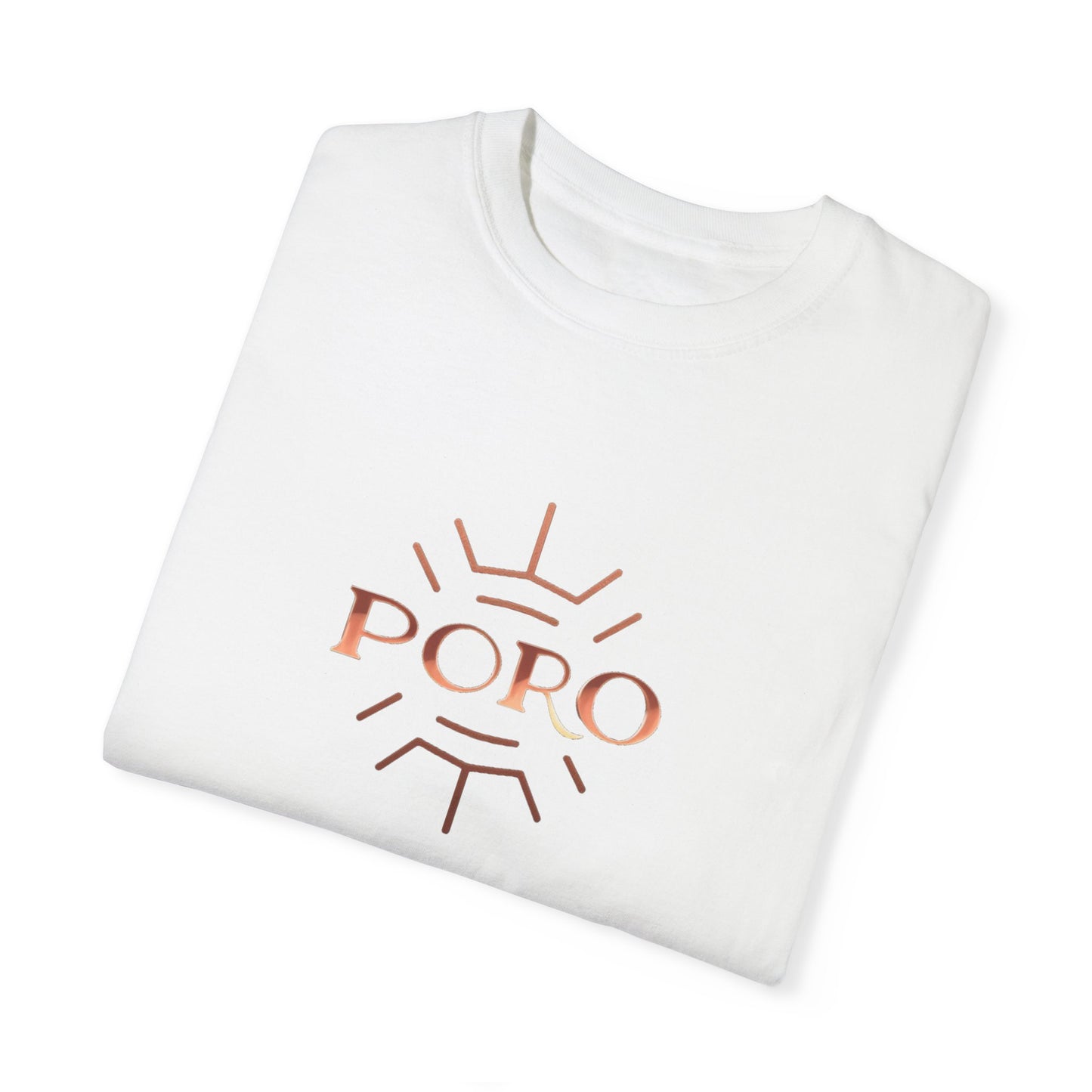 Garment-Dyed T-shirt - Poro Brand - Perfect Fit for Everyone