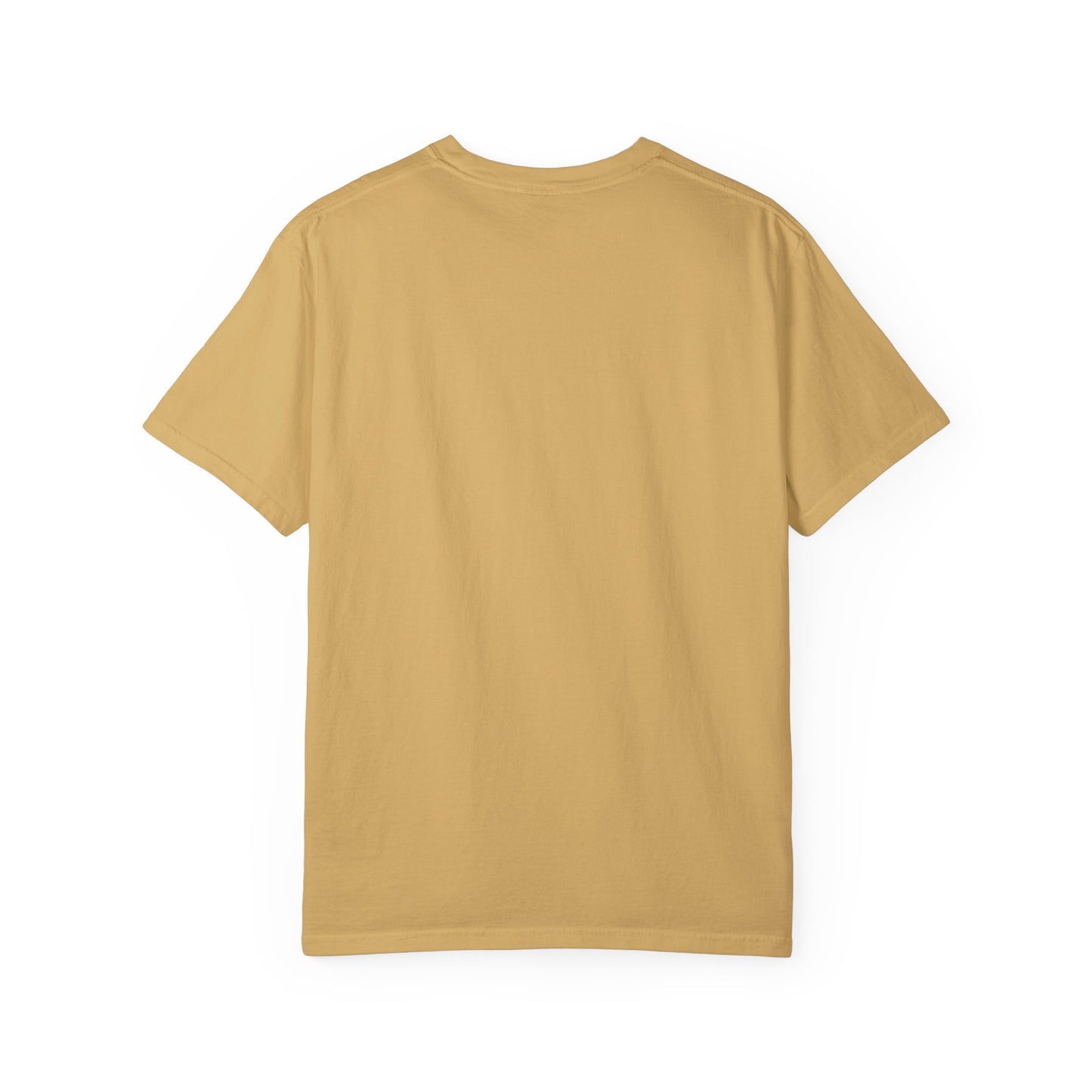 Unisex Garment-Dyed T-shirt with 'PORO' Design - Casual Fashion for Everyday Wear
