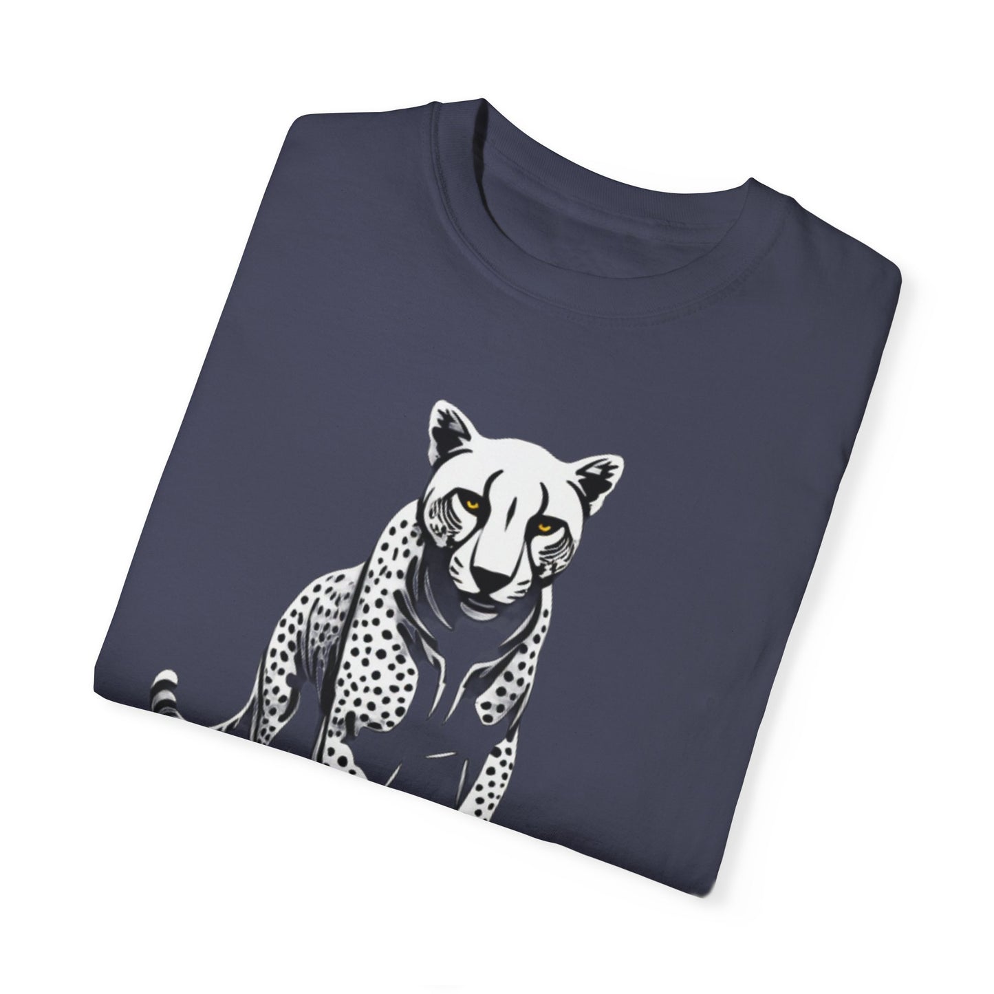Cheetah Graphic Unisex T-Shirt - Wild Animal Art Tee for Nature Lovers poro brand