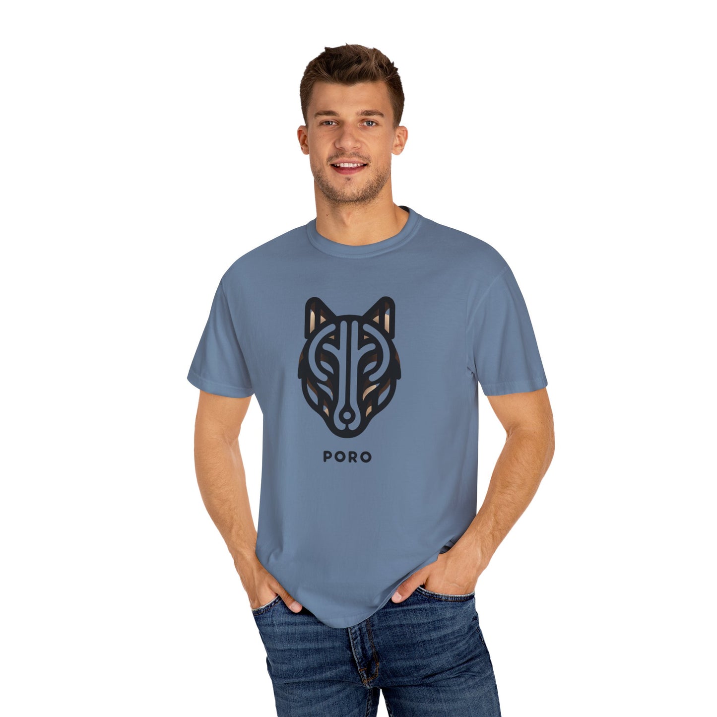 Poro Wolf Unisex T-Shirt - Cool Graphic Tee for Nature Lovers