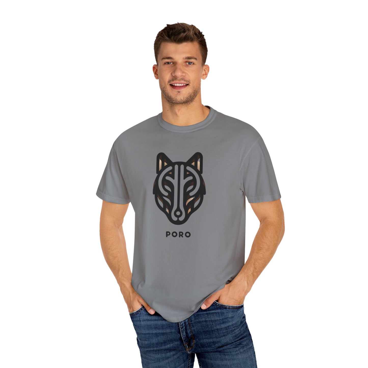 Poro Wolf Unisex T-Shirt - Cool Graphic Tee for Nature Lovers